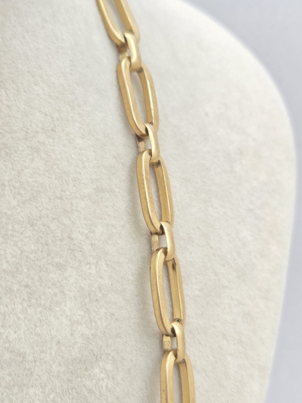 Stella & Dot Art Deco Statement Necklace Gold Tone Green Black Geometric 21" - Picture 6 of 16